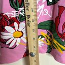 The Row First colorful floral roses daisy pink shirt size large Photo 7