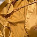 Last Kiss golden satin jacket S with draped sleeves Photo 3