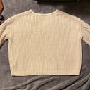 moon&madison NWOT cream cropped sweater Photo 2