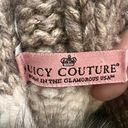 Juicy Couture Y2K Cashmere & Wool Cable Knit 100% Genuine Fox Fur Pom-Pom Scarf Photo 3