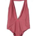 Forever 21  NWOT One Piece Mauve Swimsuit Size L Photo 0