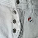 Hollister White Cherry Embroidered Curvy High Rise Mom Short 3” Size 9 NWOT! Photo 6