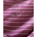 J.Jill  Petite Pima V-neck Cotton Sleeveless Shirt Tank Pink Purple Stripe XLP Photo 2