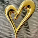 Monet  Gold-Tone Open Heart Vintage Brooch/Pin Photo 0