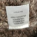 J.Jill  Marled Brown Knit Stand Collar Full Zip Wool Alpaca Sweater Vest Size M Photo 5