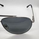 Lacoste  Polarized Silver & Black Aviator Sunglasses & Case Photo 9