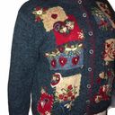 heirloom collectibles Embroidered Love Theme Cardigan Photo 1