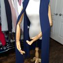 BCBG MAXAZRIA Tasha Sleeveless Long Vest Blue Navy xl Photo 12