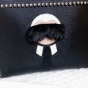 Fendi Authentic  RARE Limited Edition XL Studded Saffiano Karl Clutch Bag Photo 9