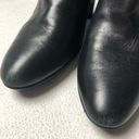 Anne Klein  Black Leather Alas Ankle Booties Photo 4