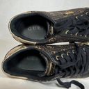 Guess  GW Flowurs Wedge Sneakers in Brown and Metallic Gold Multi 8.5M Photo 10