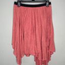 Free People  Pink Coral Asymmetrical Skirt Photo 1