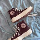 Converse Purple Hightops Photo 2