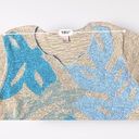 Sigrid Olsen  Vintage Floral Coastal Short Sleeve Knit‎ Sweater Size 3X Photo 4