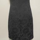 Krass&co ISDA &  Womens Floral Textured Black Career Sheath Dress Photo 5