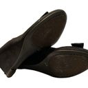 Jessica Simpson  Wedge Black With Bow Size 9 Photo 7