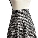 Max Studio Houndstooth High Waisted Flared Mini Skirt ,Size M Photo 2