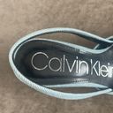 Calvin Klein  Coreta Pump sling back. 3 in heel. Color- light denim Size- 5 Photo 3