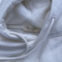 Brandy Melville John Galt White Skeleton Cropped Hoodie Photo 2