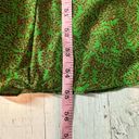 Vix Paula Hermanny  Cowl Neck Silk Blend Slip Maxi Dress Size Medium Green Floral Photo 11
