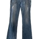 Guess  Jeans Medium Wash Daredevil Boot Cut Distressed Jeans - Size 26 - Low Rise Photo 0