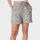 Sweaty Betty  Organic Cotton Animal Print Athletic Shorts French Terry Size M NWT Photo 0