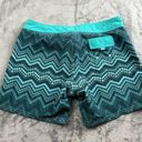 prAna  Womens Shorts Size S Drawstring Geometric Blue Outdoors Gorpcore Logo 6" Photo 1