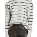 VERO MODA  CORNELIA STRIPE
PUFF SHOULDER SWEATER SIZE M Photo 0