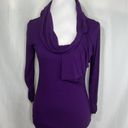 Krass&co NY& Purple Knit blouse top Small Photo 3