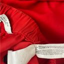 ZARA  Red Pants with Pull On Elastic Pants Size XS Photo 3