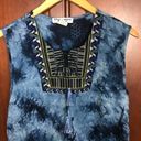 Studio West  Apparel Blue Tie Dye Boho Sleeveless Top Blouse Size XXL Photo 1