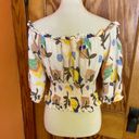 Lush Clothing Lush colorful cold shoulder crop top Photo 7