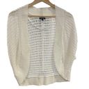 Apt. 9  White Short Sleeve Shrug Cardigan Size XL #1001 Photo 0