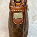 CELINE  Brown Macadam Vintage Wristlet Clutch Pouch Photo 10