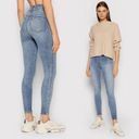 Spanx  high rise skinny jeans light wash small NWT Photo 3