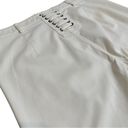 ALC Frank A.L.C. Flynn Off-White High-Waisted Wide Leg Lace-Up Pants Size 10 Photo 4