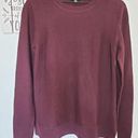 Hilary Radley Women's  2fer Heather Wine Size Medium Sweater  Photo 1