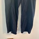 J.Jill  Metropolitan Full Wide Leg Jeans Size 14 Dark Blue Wash Attached Belt Photo 3