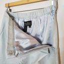 Terry Lewis Stunning NWOT  Thick Leather Pants Pearl Color Sz 4 Photo 4