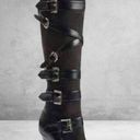 Leg Avenue  black buckle style over the knee boots! Like new Photo 1