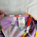 Anne cole Easy Triangle Colorful Wavy Stripe Tankini Swim Top Size s Photo 8