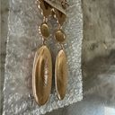 Anthropologie  Southwest Mixed Shapes Drop Earrings Gold Tone NEW Photo 4