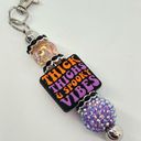 The Bar Keychain purse charm Beaded Keychain For Women,  Keychain, Silicone bead keyc Photo 5