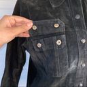 Roxy Leather Jacket Black Size S Photo 4