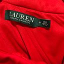 Ralph Lauren Lauren  one shoulder red dress size 6 Photo 10