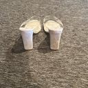 Boohoo  Clear Strap Suede Heels size 8 Photo 3