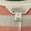 Market & Spruce  pink and white striped tank Photo 2