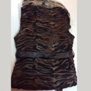 NWT $249 5/48 Draped Faux Fur Vest Brown Medium Photo 5