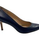 Ralph Lauren Lauren  Lanette Refined Navy Blue Leather Dress Pumps Size 6 Photo 0