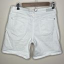 DKNY  JEANS BLEECKER BOYFRIEND WHITE SHORTS SIZE 10P Photo 1